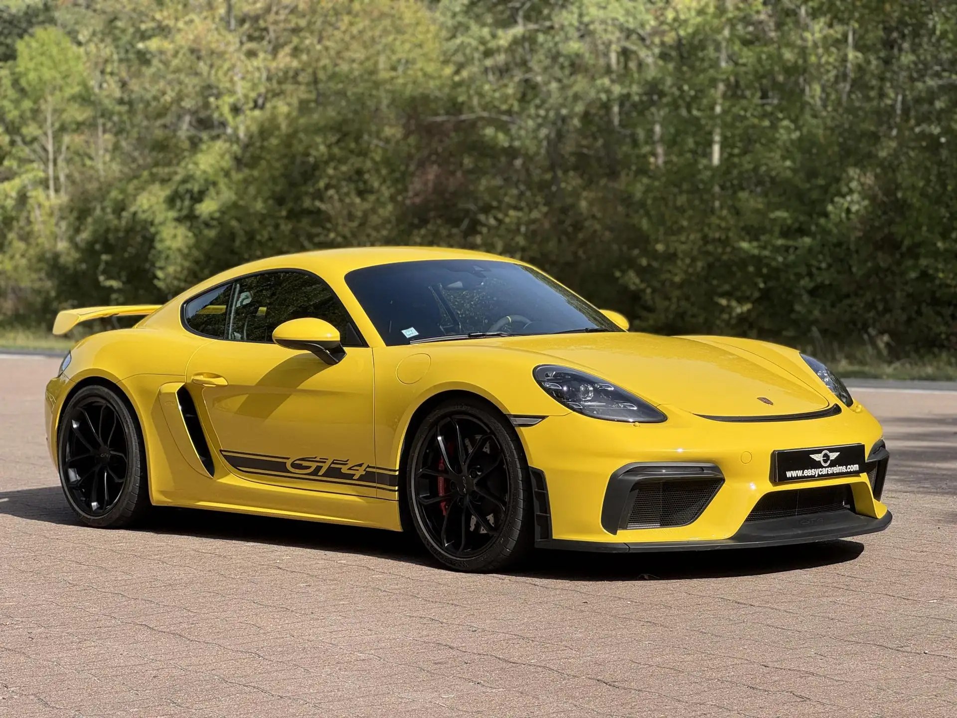 Porsche Boxster Boxster 718 Spyder 2021 노랑 사진 3
