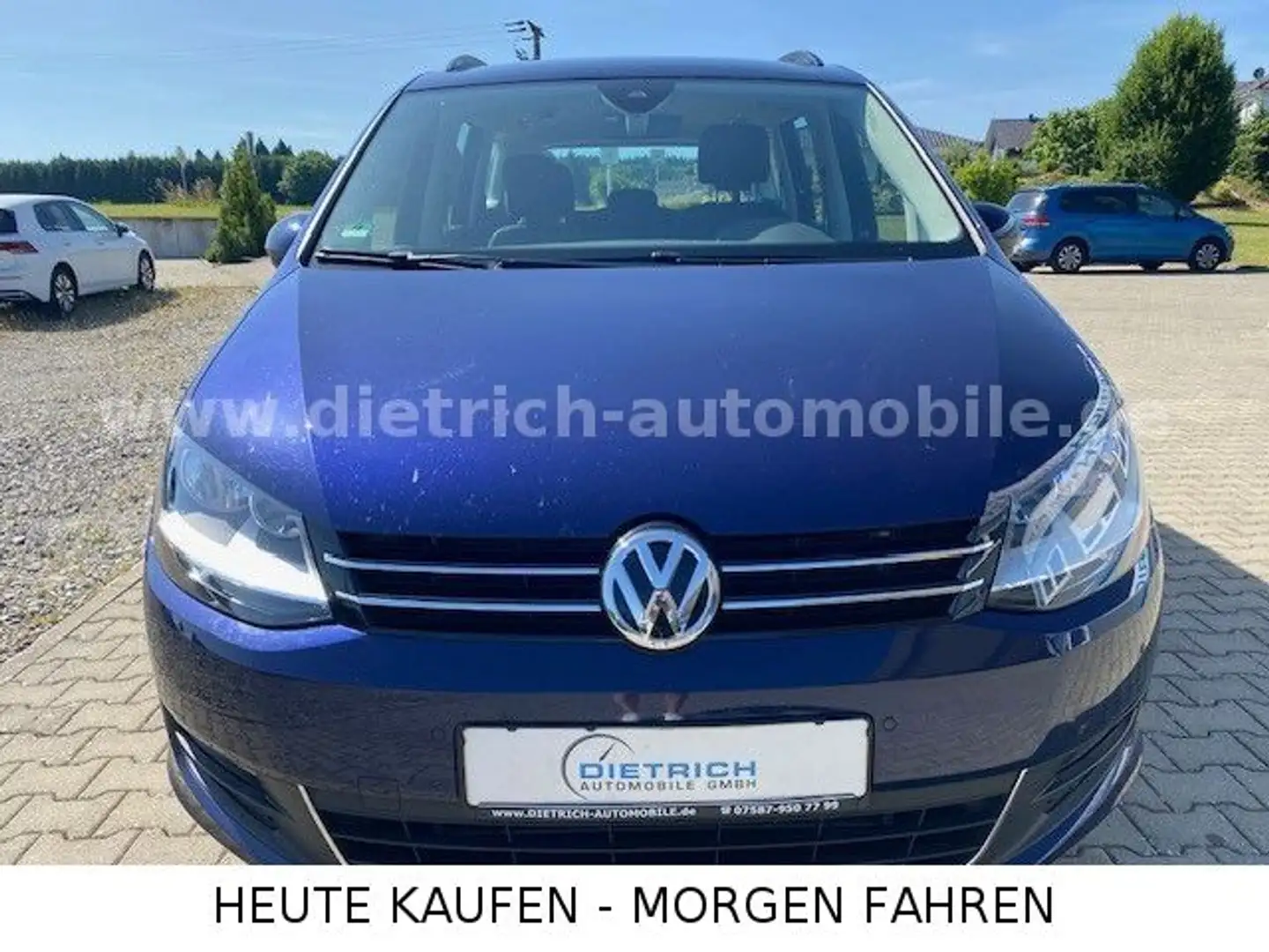 Volkswagen Sharan 1,4 TSi Comfortline PDC SHZ NAVi 7 SITZER Blau - 2