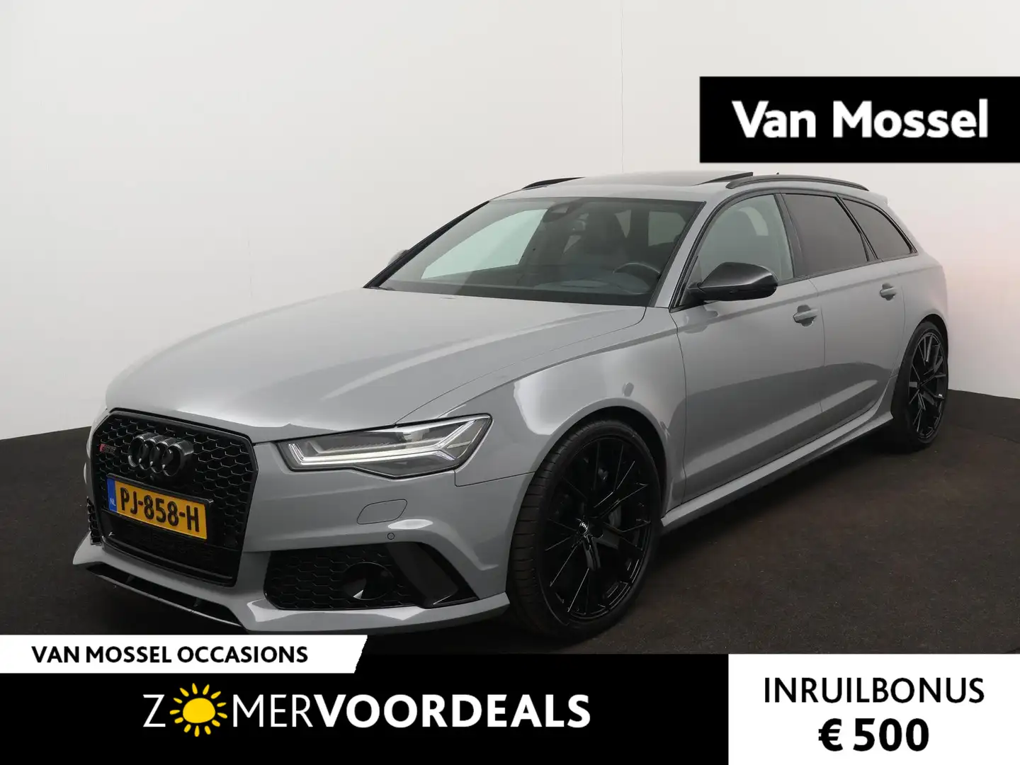 Audi RS6 A6 Avant 4.0 TFSI quattro performance Pro Line Plu Grijs - 1