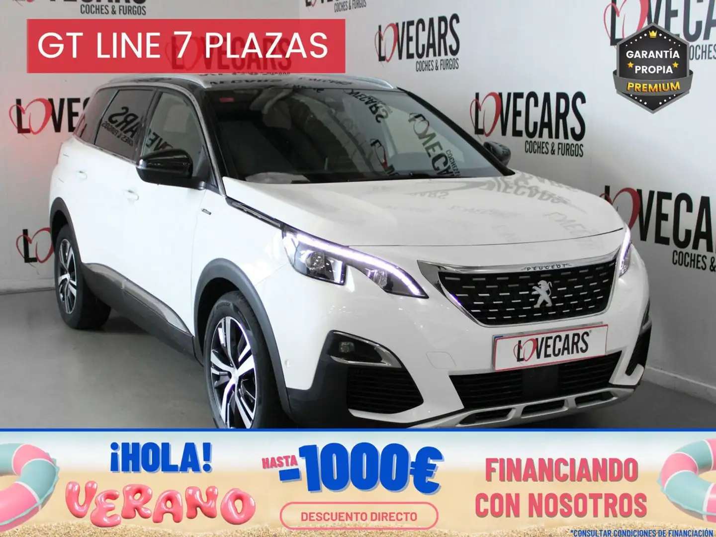 Peugeot 5008 BlueHDi GT-LINE S&S EAT8 130 White - 1