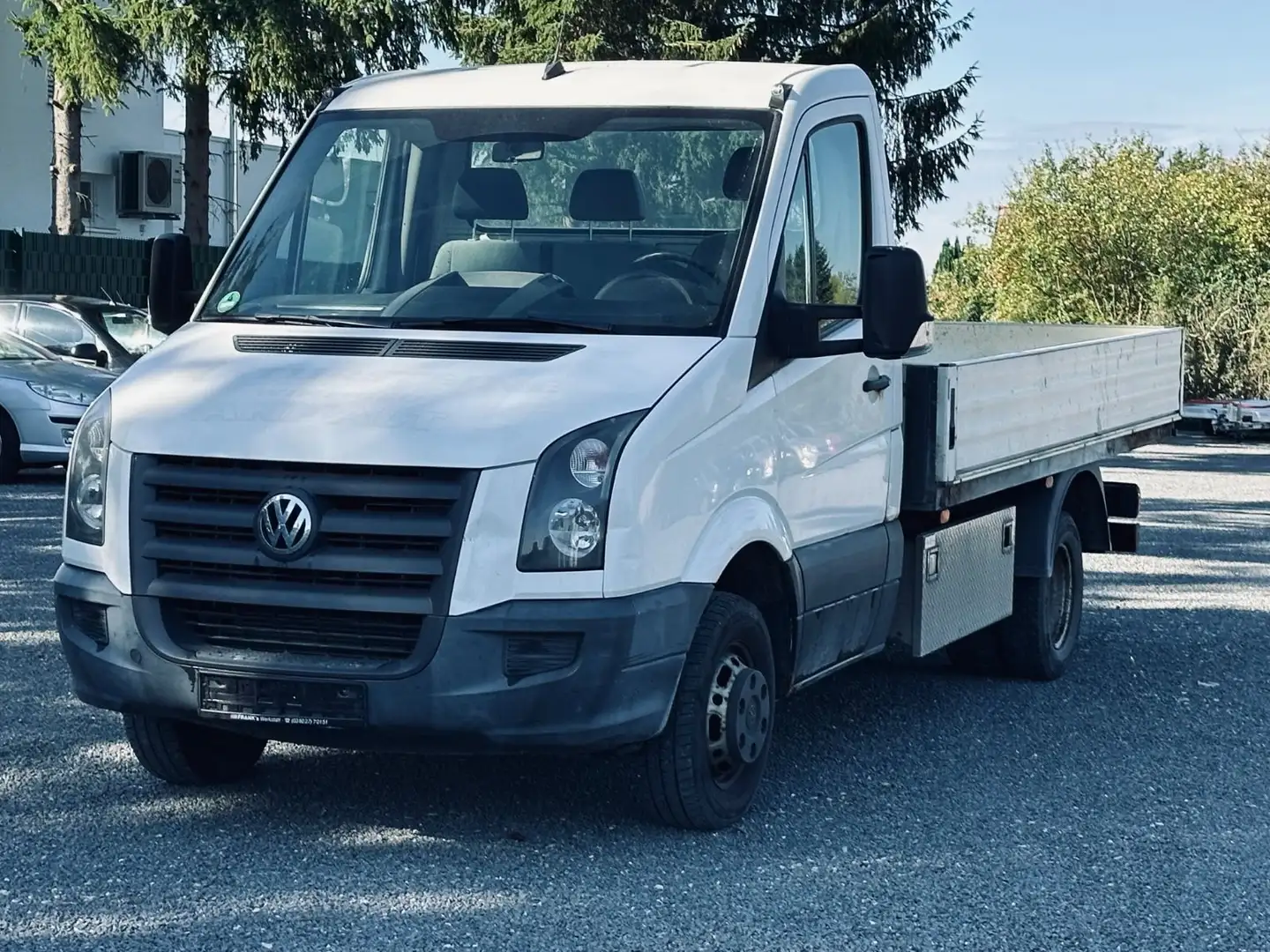 Volkswagen Crafter Pritsche 50 mittel L2*1.HAND*AHK*TÜV NEU Weiß - 1