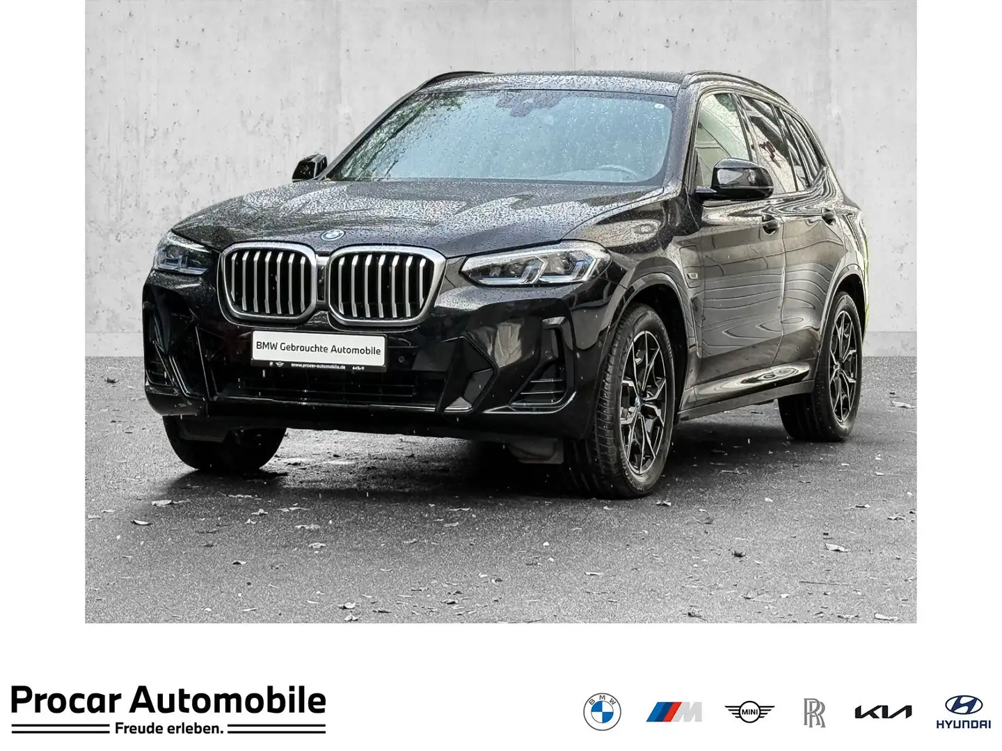 BMW X3 xDrive30e M Sport HUD AHK RFK NAVI LED Laser Schwarz - 1