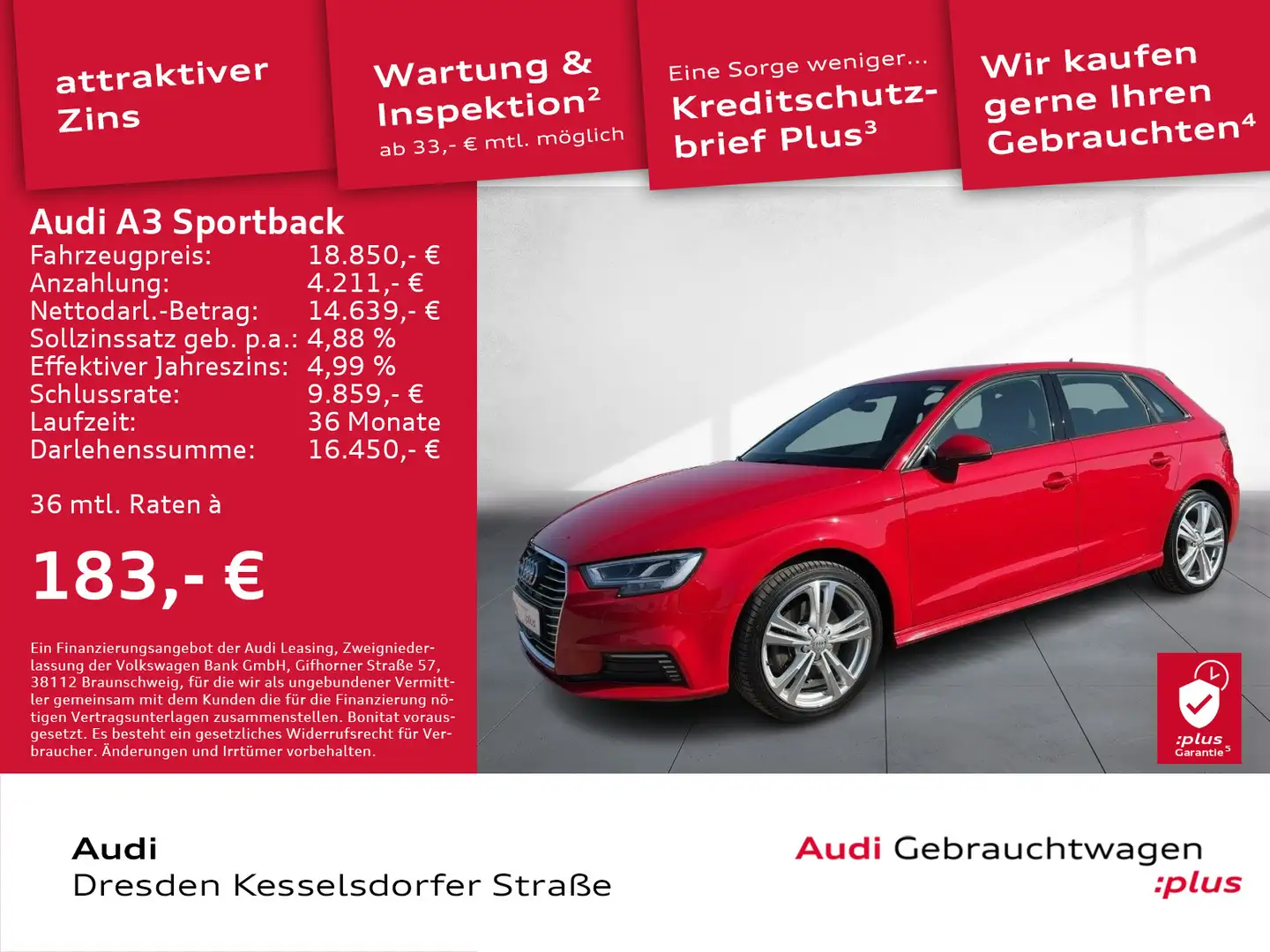 Audi A3 40 e-tron sport Navi LED Sitzhzg. Rouge - 1