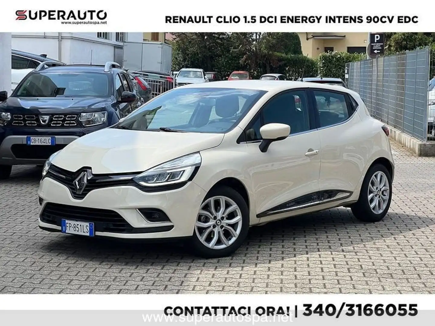 Renault Clio 1.5 dci energy Intens 90cv edc Béžová - 1