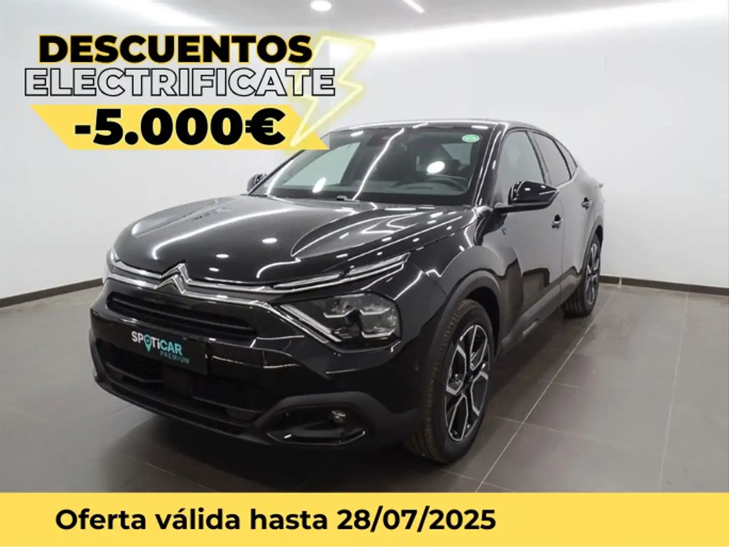 Citroen C4 E e electrico 100kW 50kWh Shine Zwart - 1