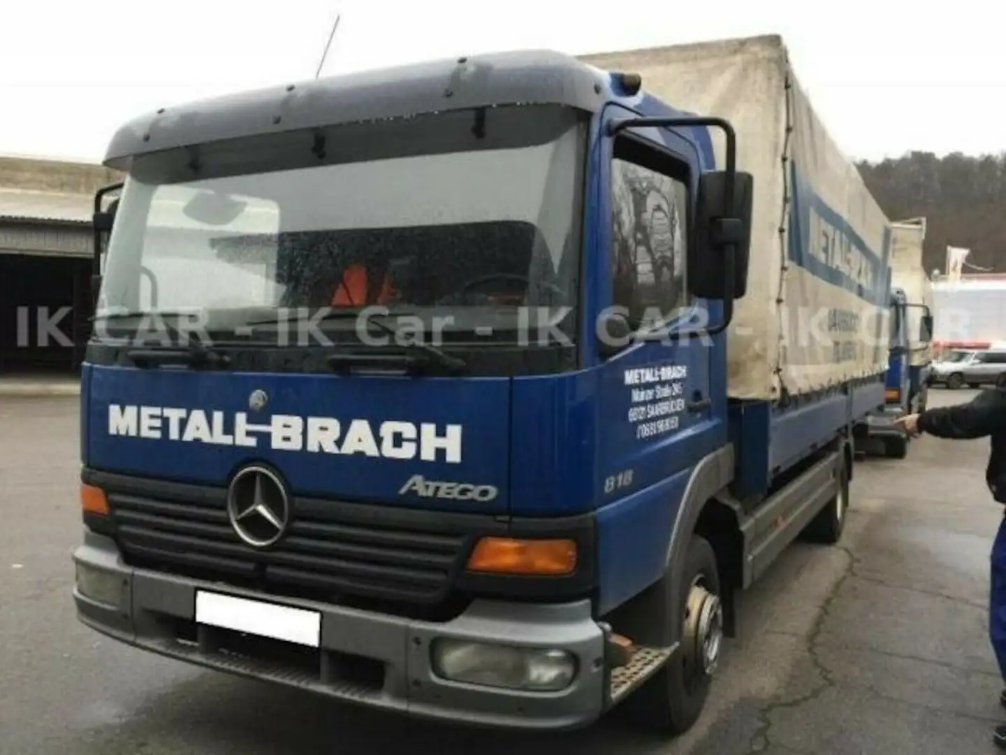 Mercedes-Benz Atego 818 1.HAND+lückenlos MB-Scheckheft+Garage Blau - 2