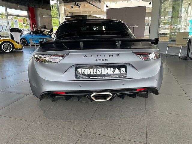 Alpine A110 S Grau Matt/V-Max 275 km/h/Fuchs/Sabelt Racing/PDC