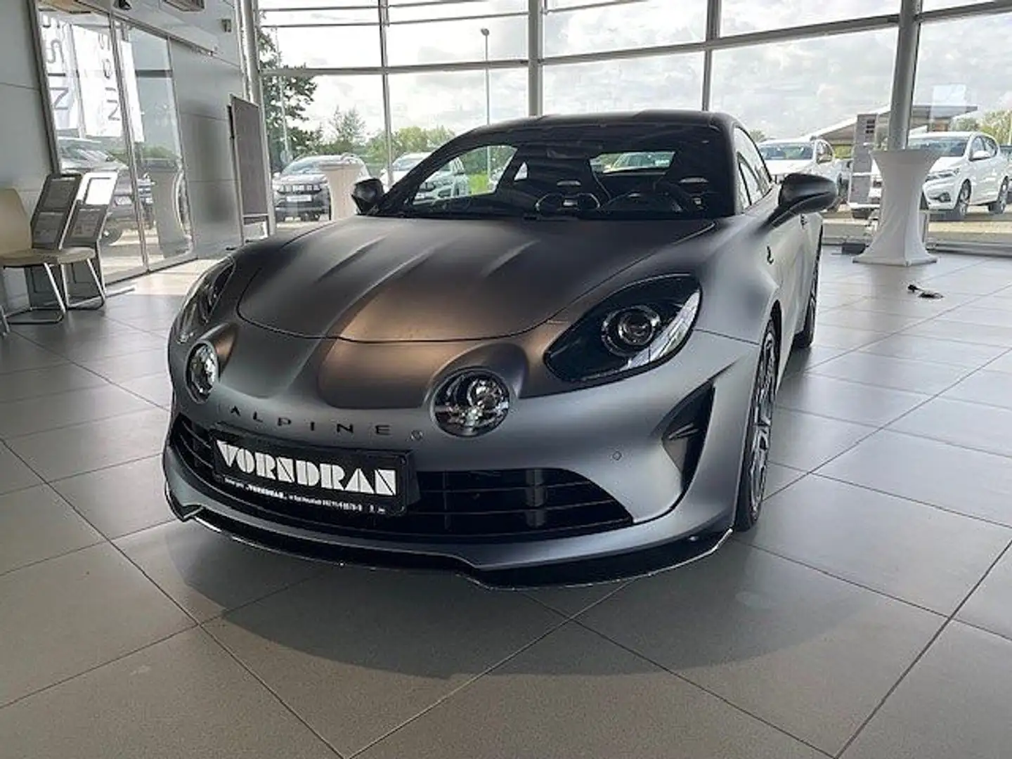 Alpine A110 S Grau Matt/V-Max 275 km/h/Fuchs/Sabelt Racing/PDC Gris - 1