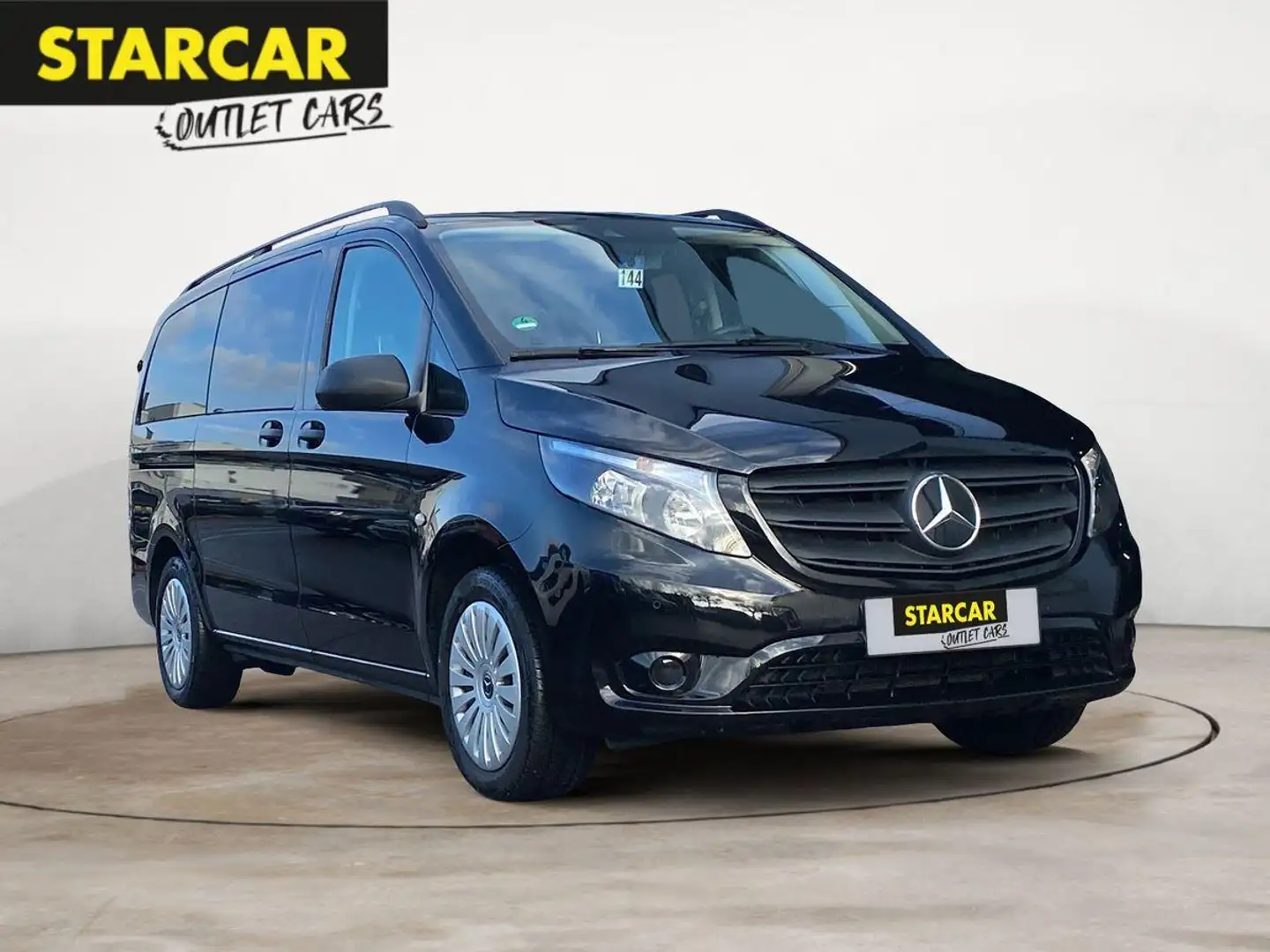 Mercedes-Benz Vito TOURER PRO 2.0CDI LANG+9-SITZER+AHK+SHZ+PDC+ Black - 1