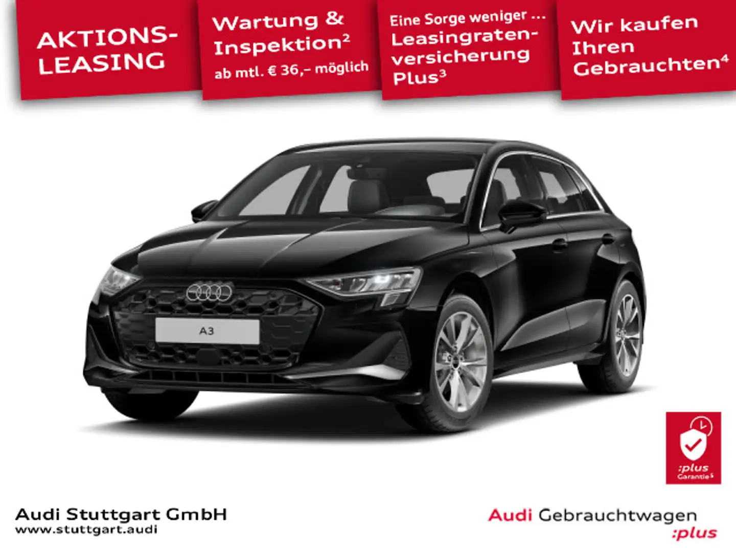 Audi A3 advanced 35 TDI S-tronic Schwarz - 1