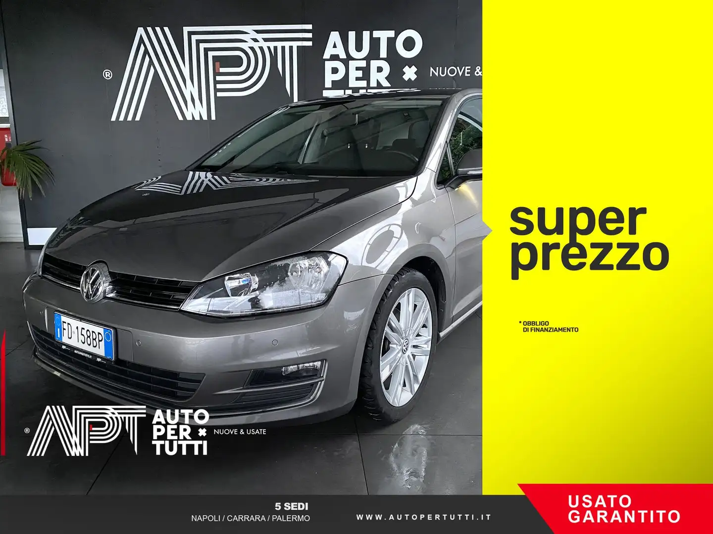 Volkswagen Golf Golf 1.4 tsi Highline 125cv 5p E6 Grigio - 1