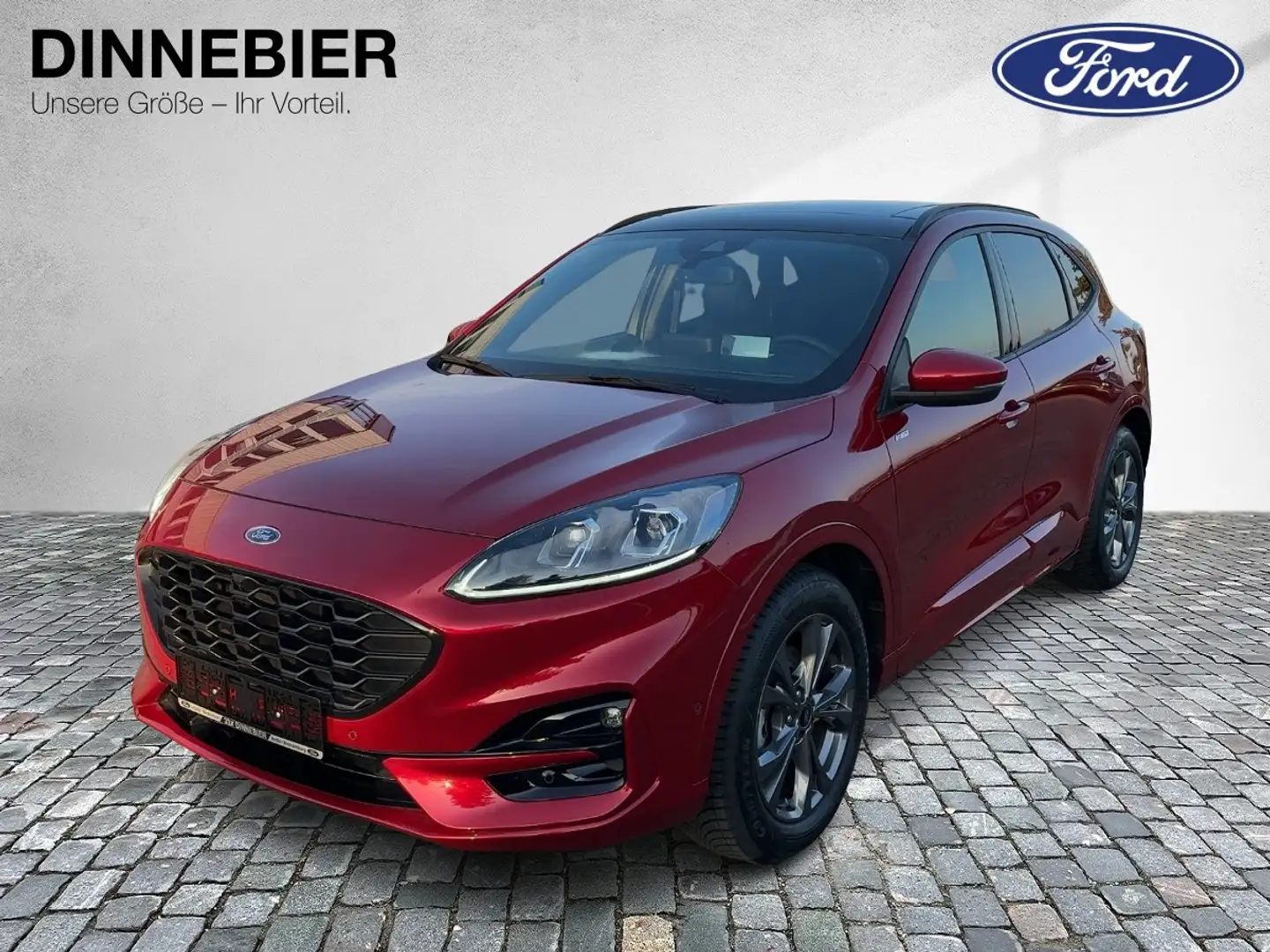 Ford Kuga ST-Line X LED+AHK+Glasdach+Kamera+SHZ Červená - 2
