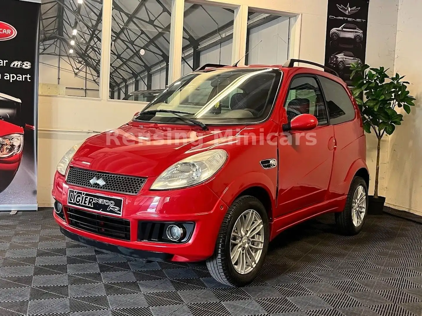 Ligier X-Too X-Too R DCI XXL KOFFER Mopedauto Microcar 45 KM Rot - 2