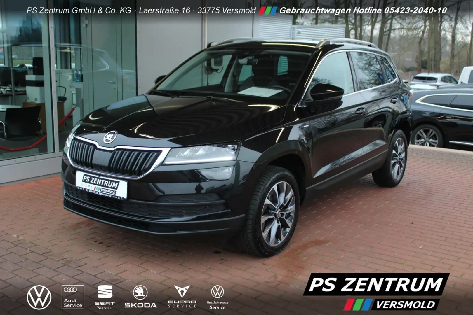 Skoda Karoq 1.0 TSI Drive 125 OPF LED NAVI e.HECK CAM Noir - 1