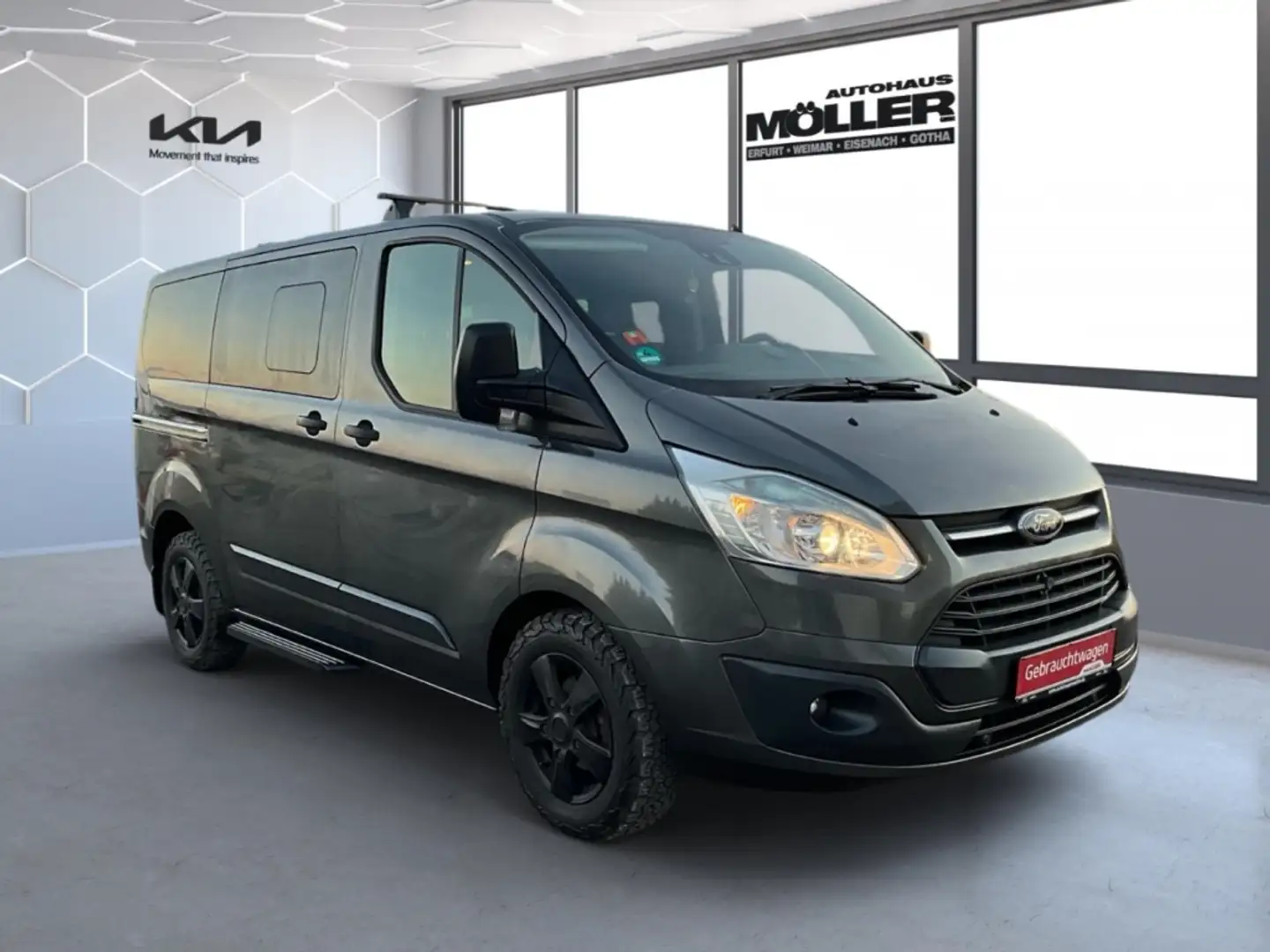 Ford Tourneo Custom Trend Musikstreaming SHZ Temp PDC Nebel SW Bordcom Grau - 2
