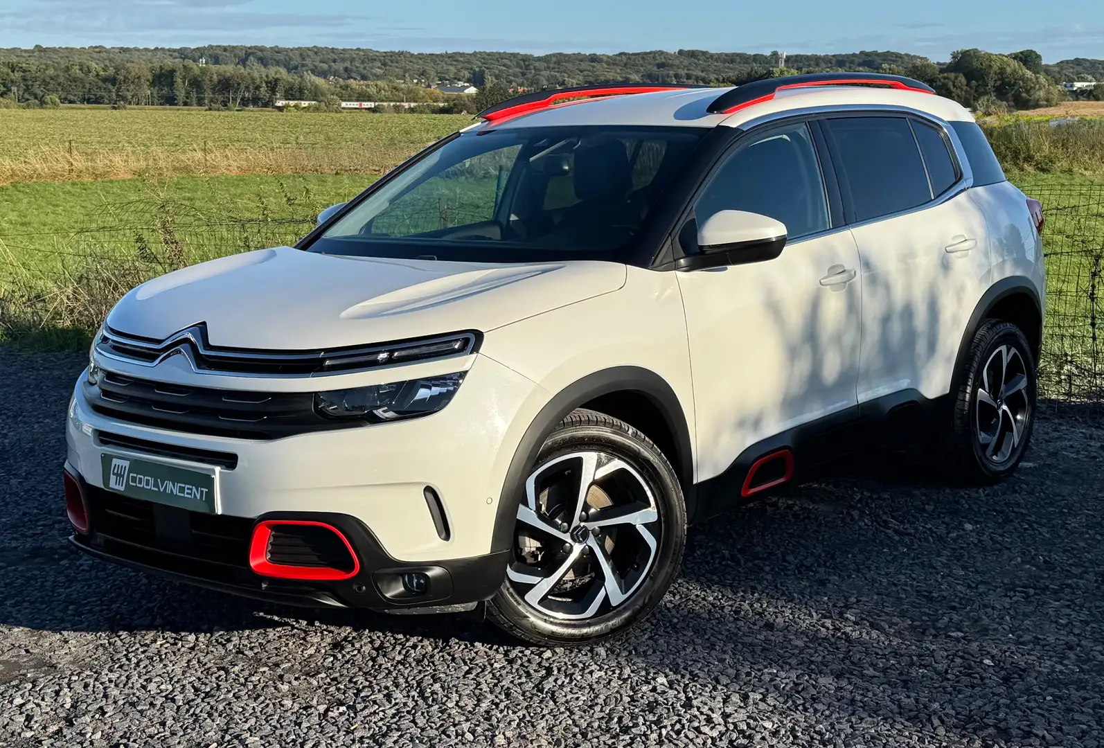 Citroen C5 Aircross 1er propriétaire - Cam + CarPlay Blanc - 1