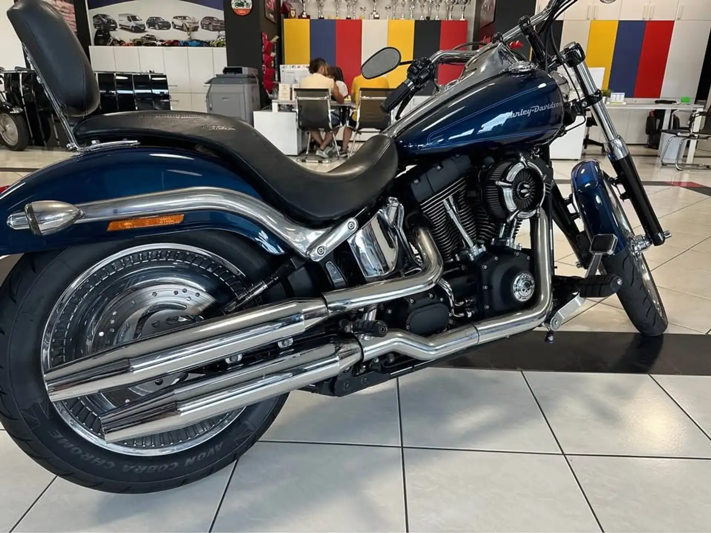Harley-Davidson Deuce FXSTDI Blue - 1