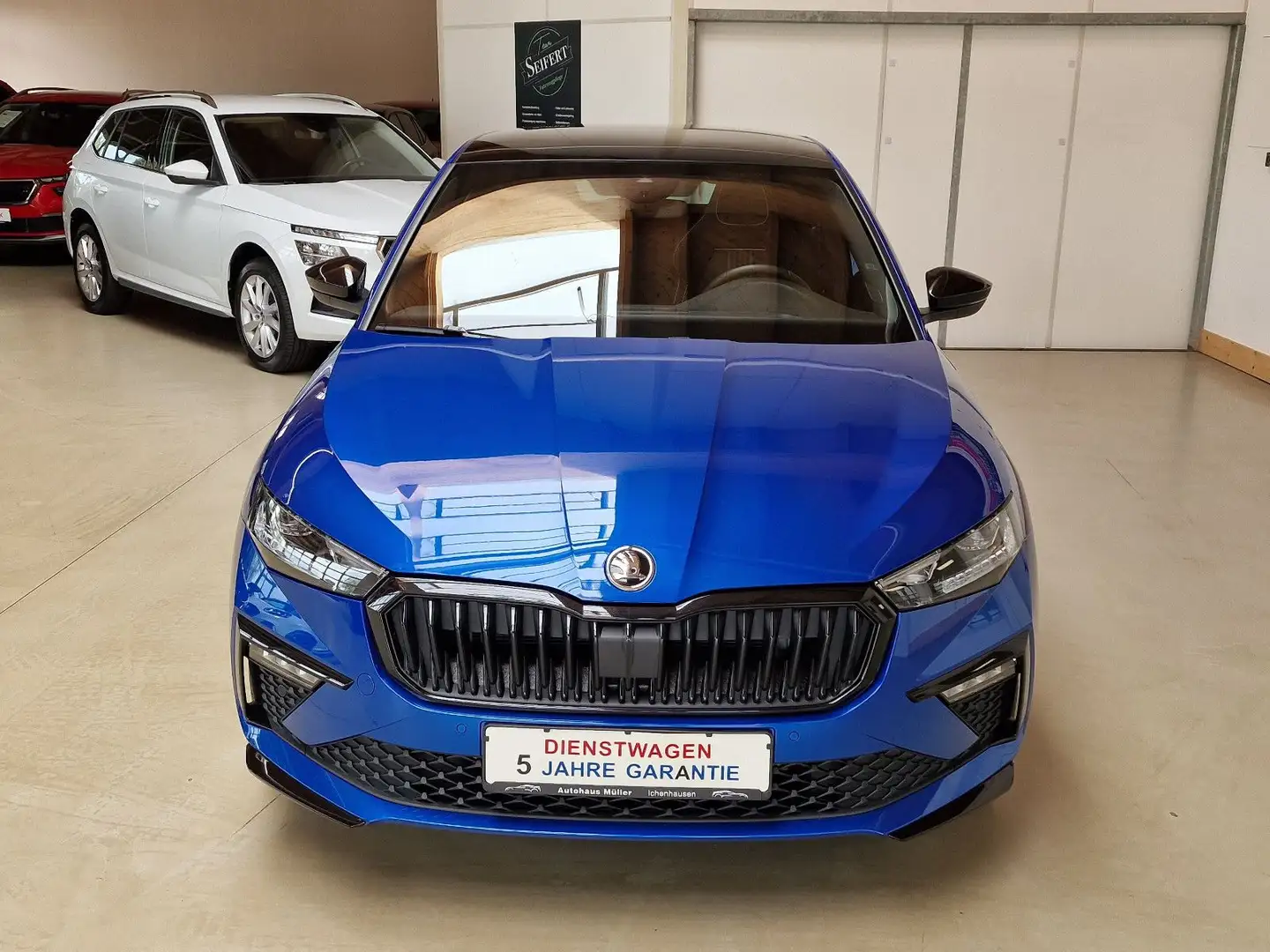 Skoda Scala II Monte Carlo 150PS AHK 5J-GAR SML LH Blau - 2