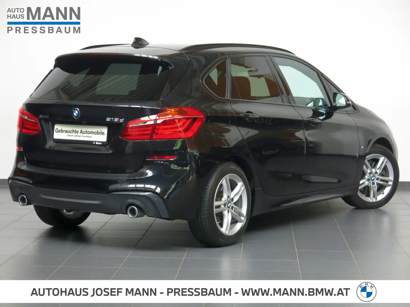 BMW 218 d xDrive M SPORTPAKET, BUSINESS PAKET Schwarz - 2