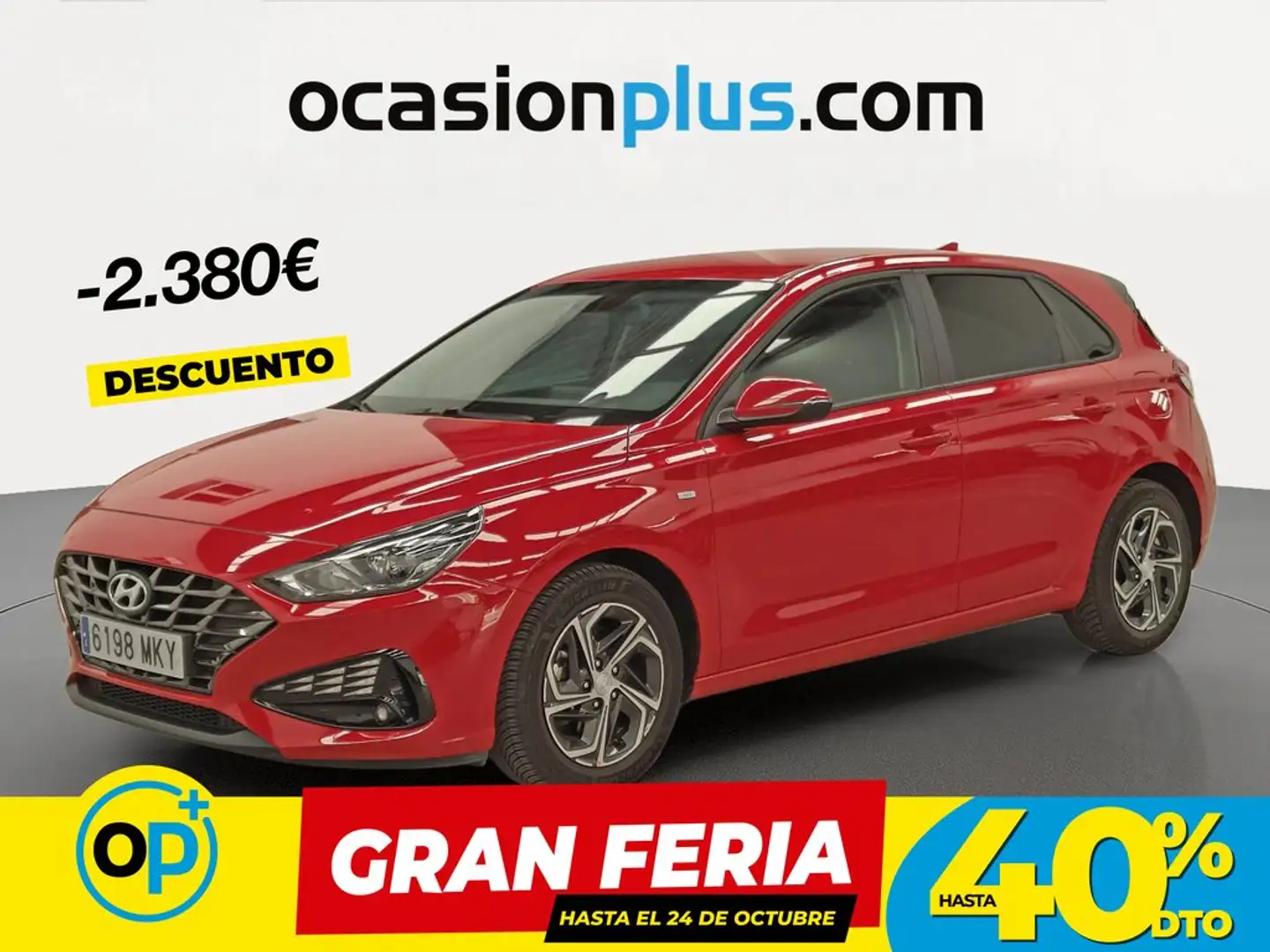 Hyundai i30 1.0 TGDI Klass 48V 120 Rojo - 1