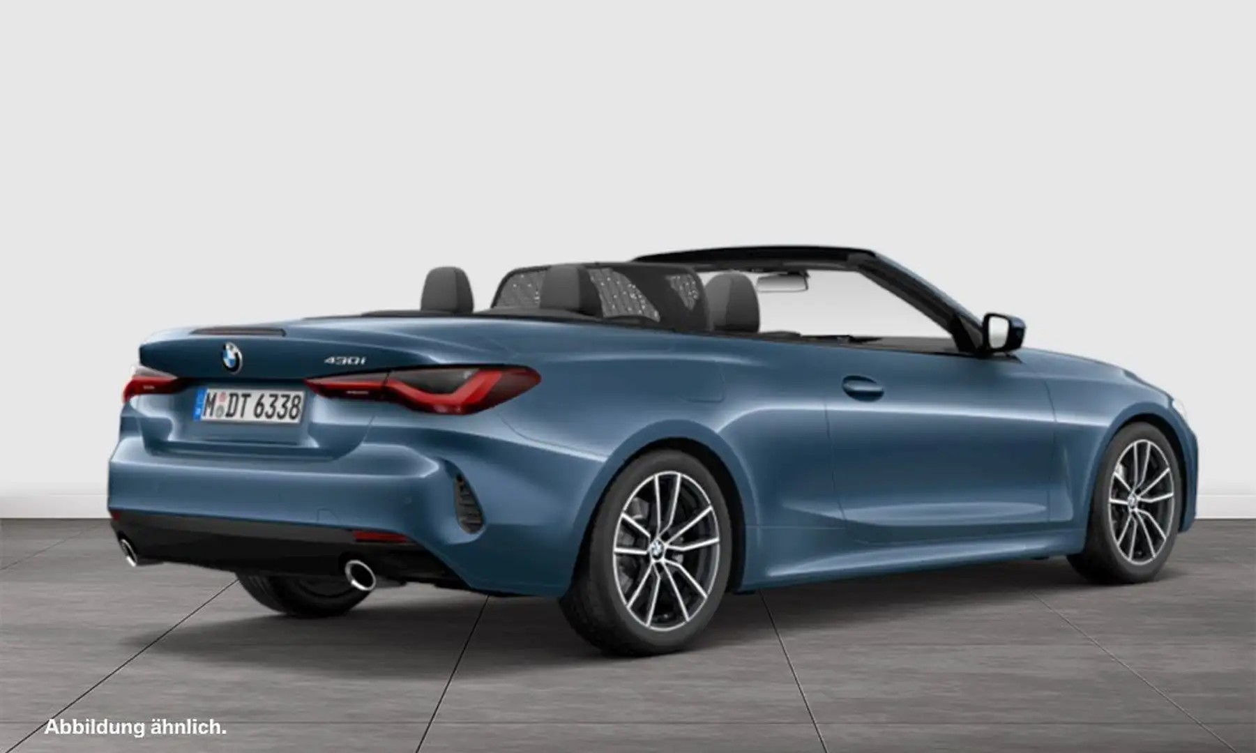 BMW 430 i Cabrio NAVI LED Sound Syst. PDC V+H DAB LM Blau - 2