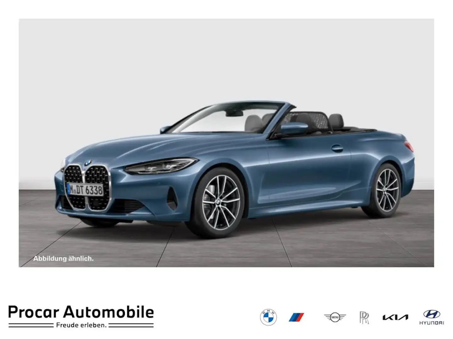 BMW 430 i Cabrio NAVI LED Sound Syst. PDC V+H DAB LM Blau - 1