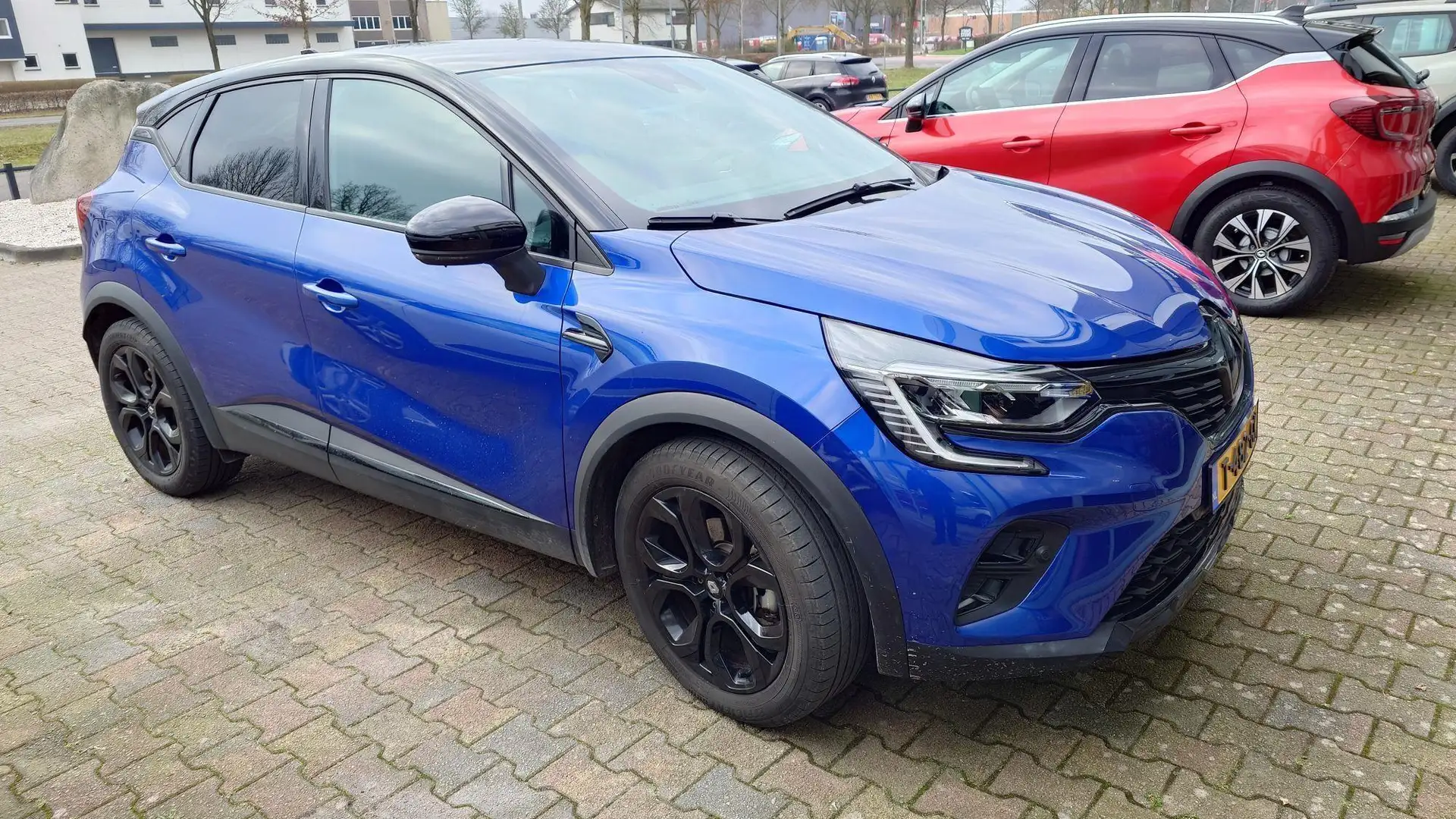 Renault Captur 1.6 E-Tech hybrid 145 SL Rive Gauche | Adaptive Cr Blauw - 2