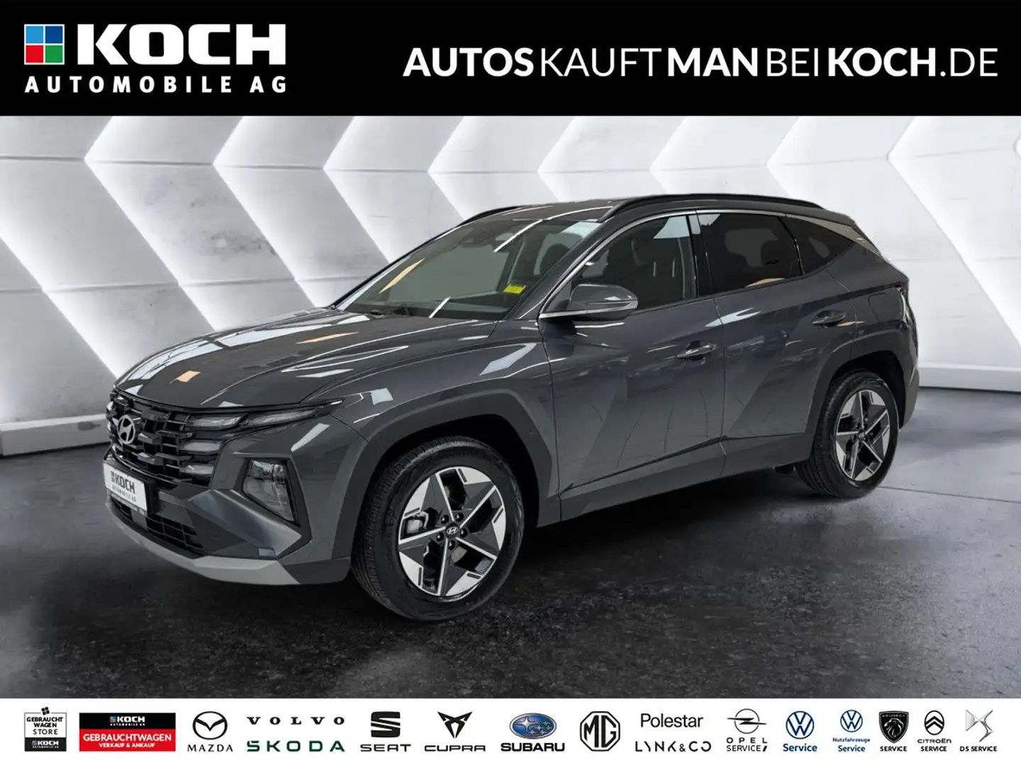 Hyundai TUCSON 1.6 TGDI mHEV AUT LED 18 ALU SH KAM Navi Grau - 1