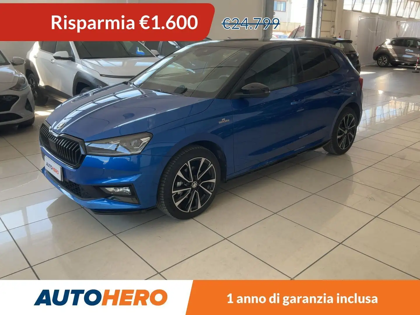 Skoda Fabia 1.5 TSI ACT Monte Carlo DSG 150 CV Azul - 1