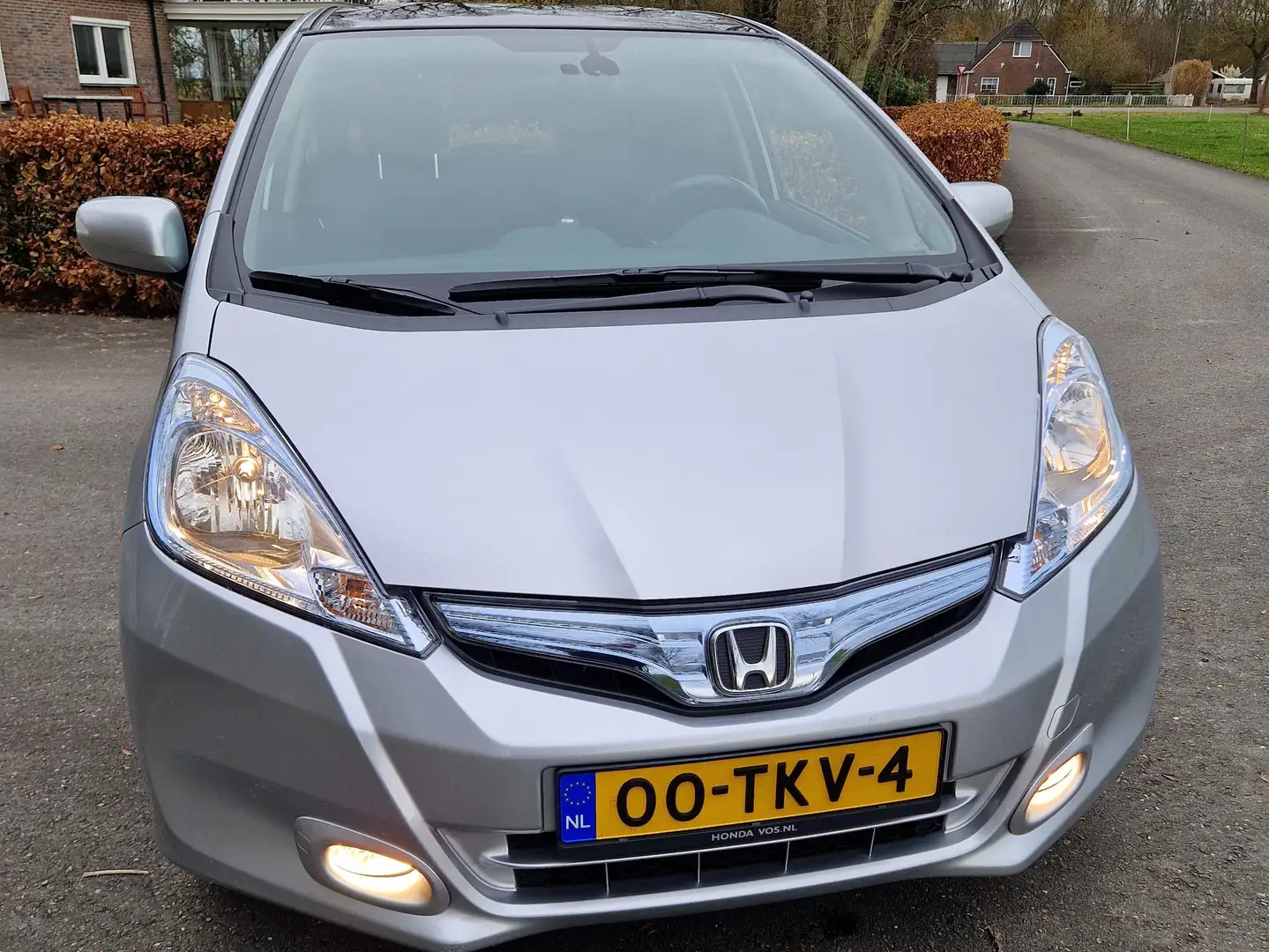 Honda Jazz Jazz 1.4 Elegance hybrid  automaat nieuwstaat Zilver - 1