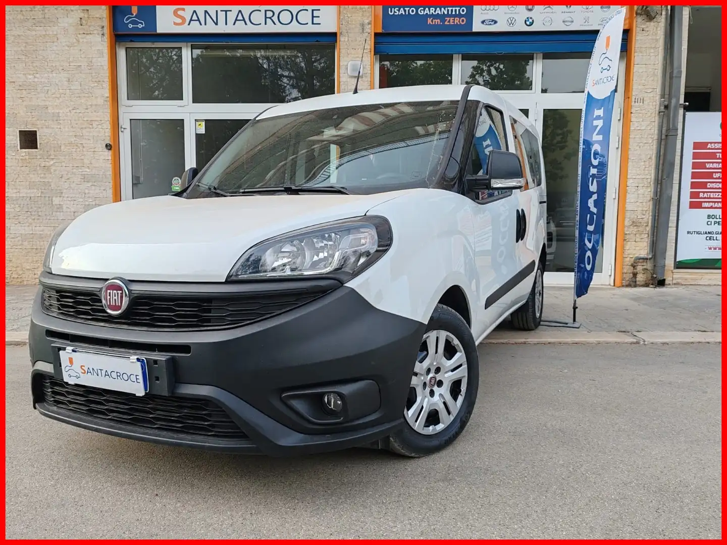 Fiat Doblo FIAT DOBLO' 1.3 MJET 95CV S&S N1 UNICO PROPRIETAR. bijela - 1