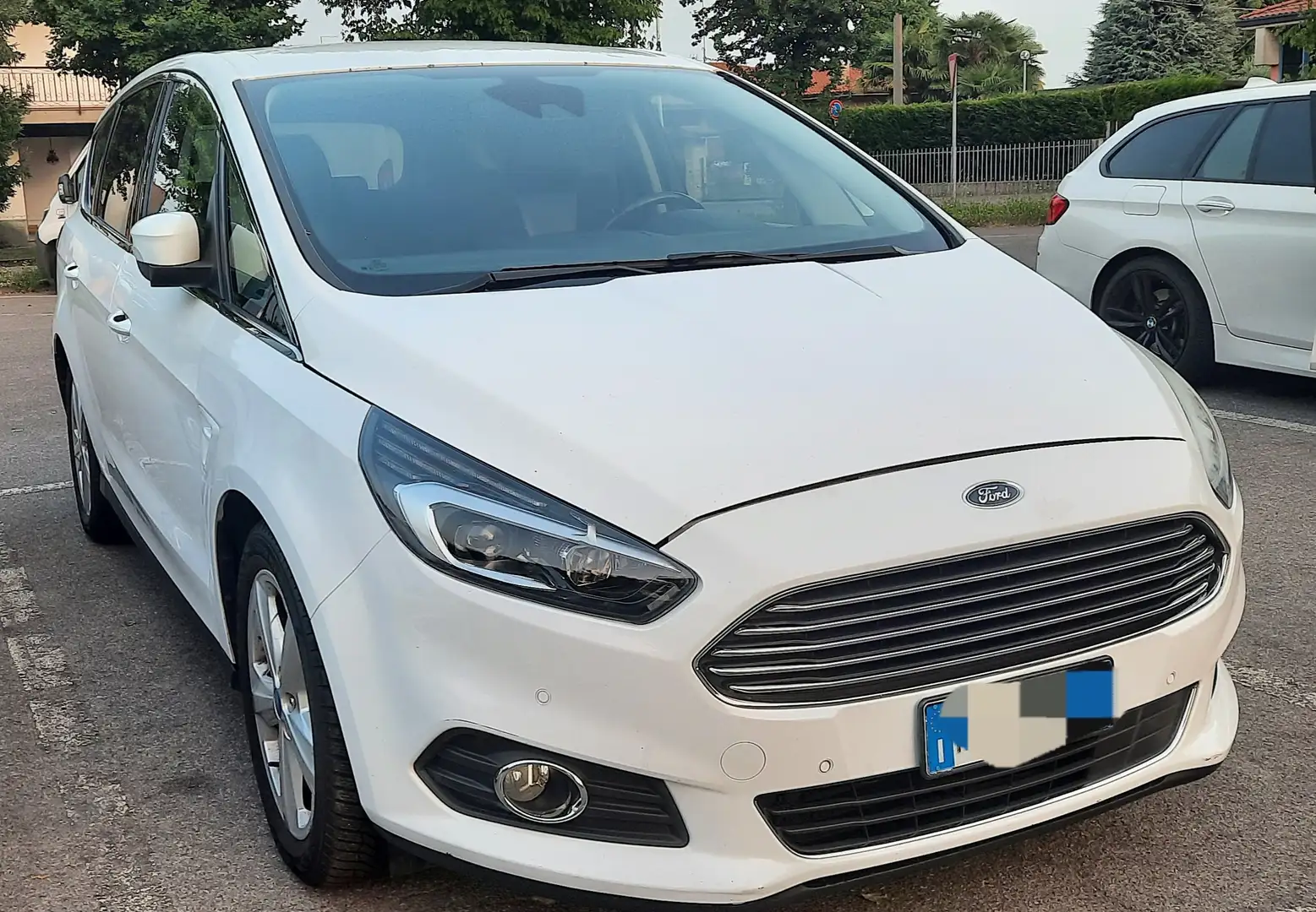 Ford S-Max S-Max II 2.0 tdci Vignale  Powershift 7 posti Bianco - 1