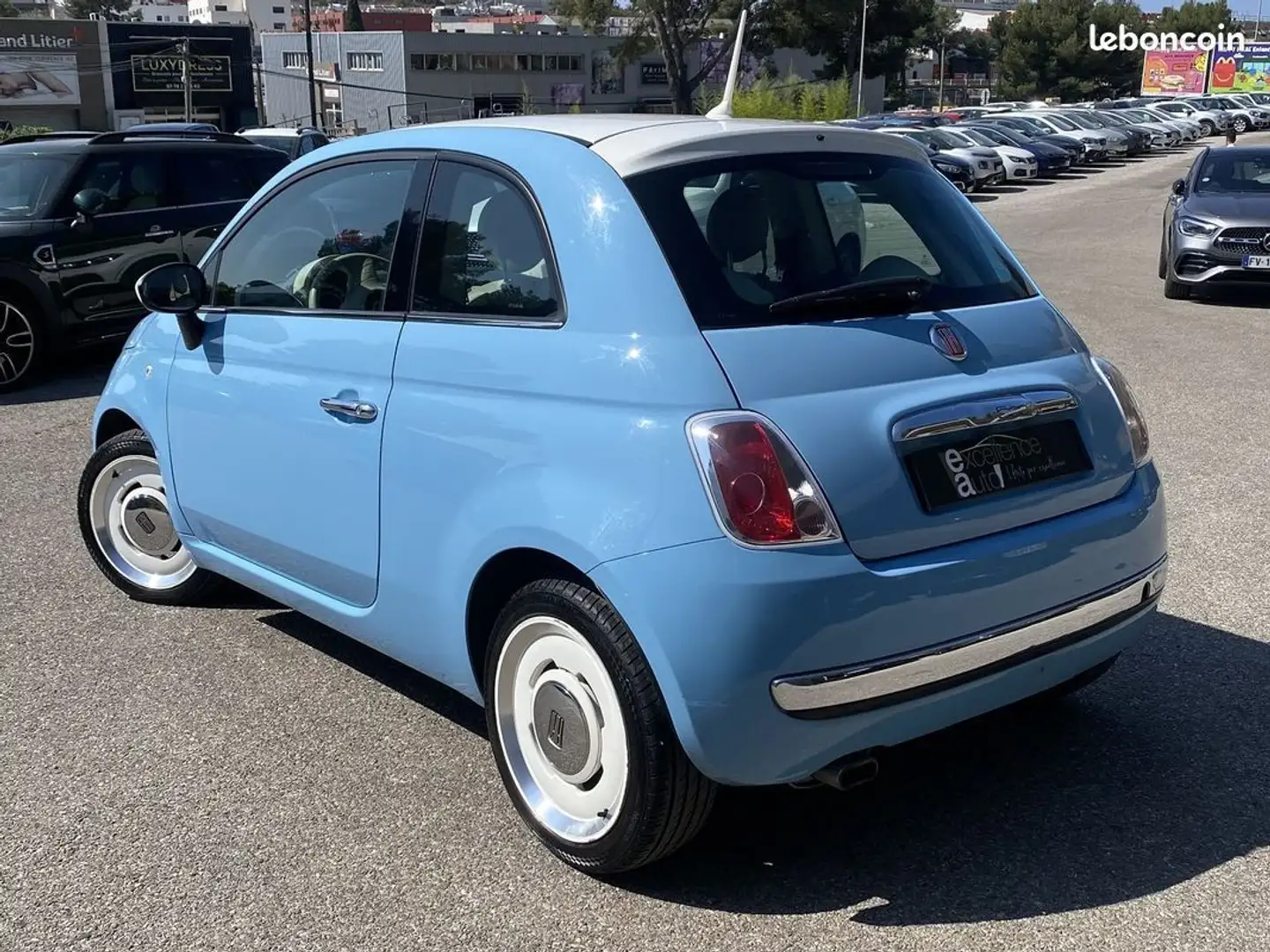 Fiat 500 1.2 8V 69CH VINTAGE57 Bleu - 2