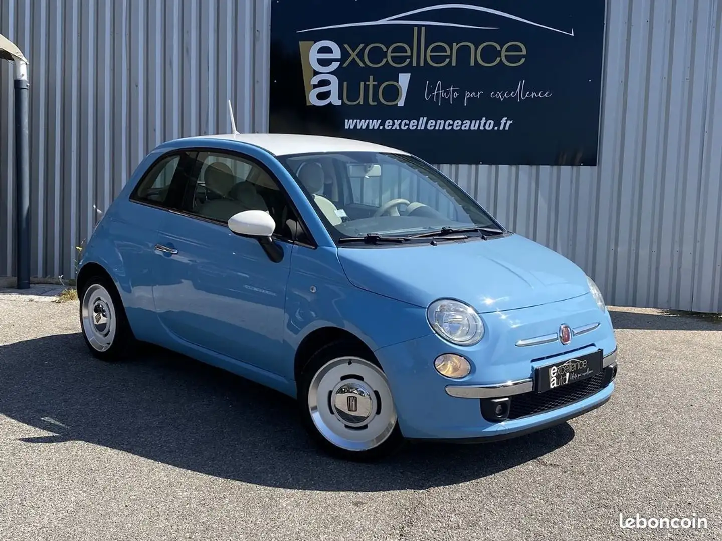 Fiat 500 1.2 8V 69CH VINTAGE57 Bleu - 1