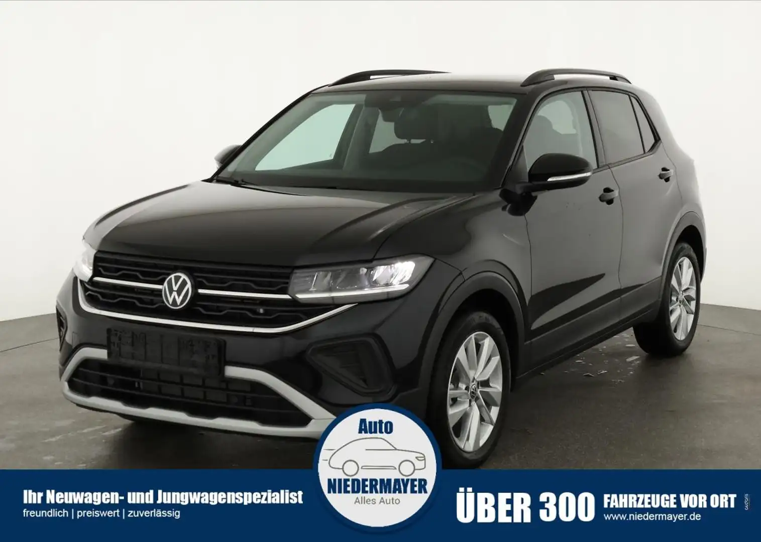 Volkswagen T-Cross 1.0 TSI DSG Life, LED, Kamera, ACC, Side, Winter, Schwarz - 1