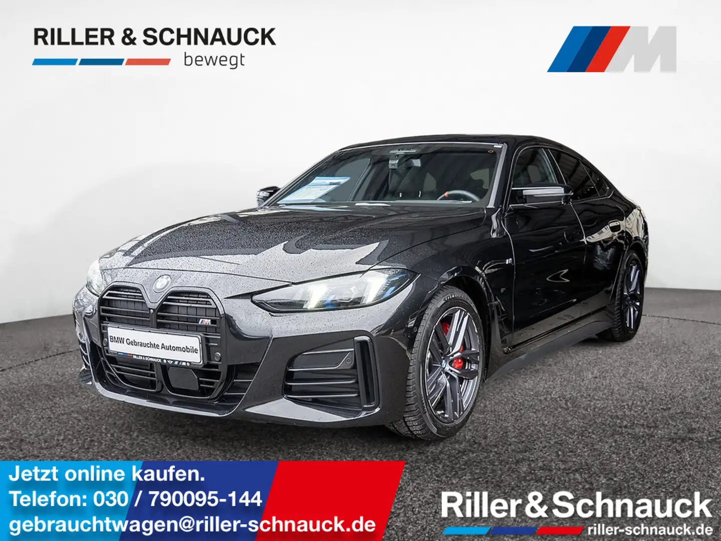 BMW 440 Mi Gran Coupe xDrive GLASDACH+HUD+ACC Schwarz - 1