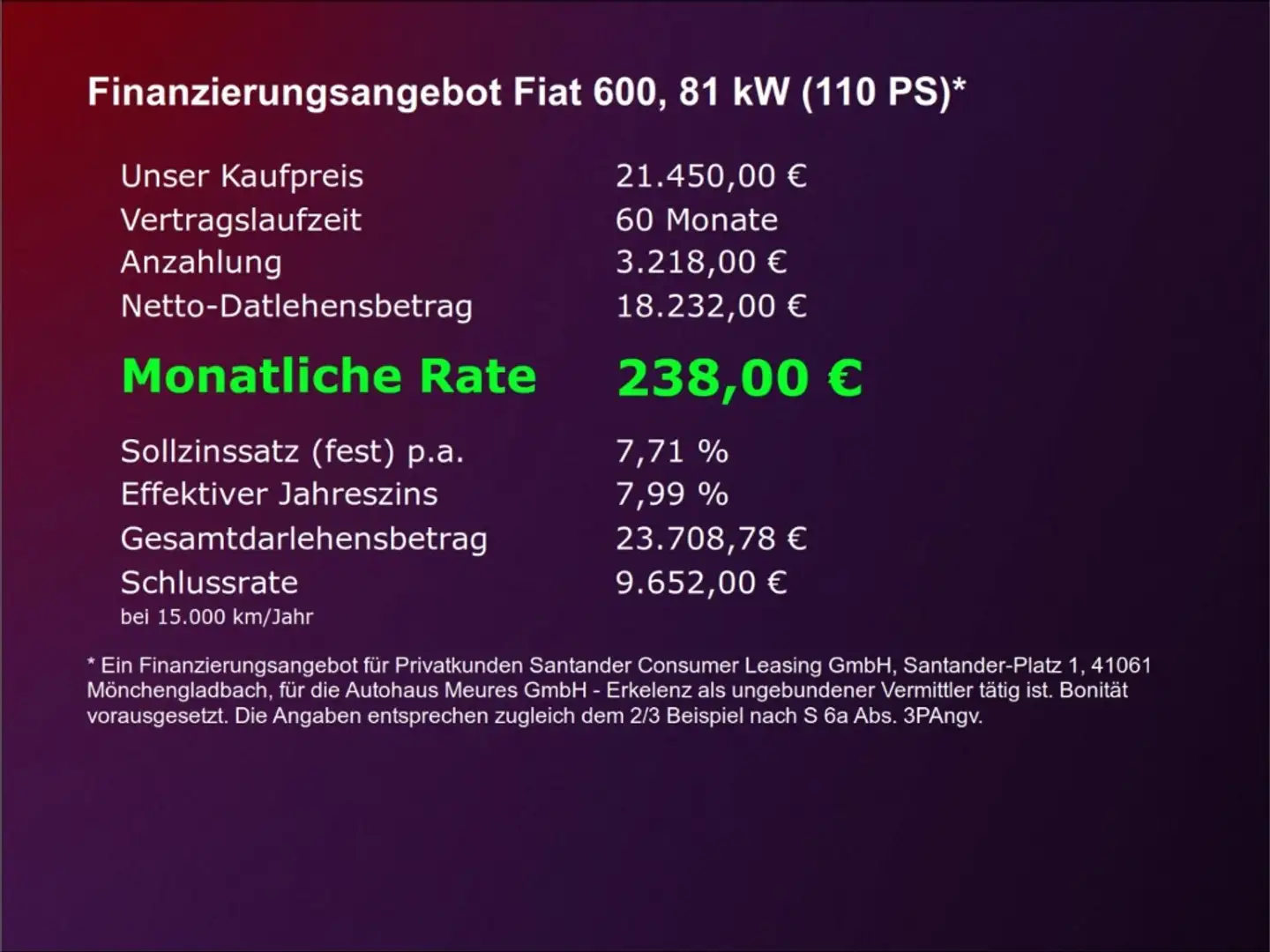 Fiat 600 Hybrid, 1.2 T3 (110 PS), DCT, LED, 10.25'' Navi, T Beige - 2