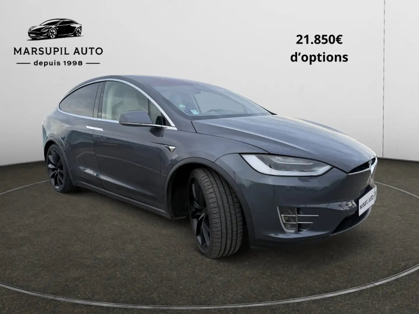Tesla Model X 100D DUAL MOTOR Gris - 2