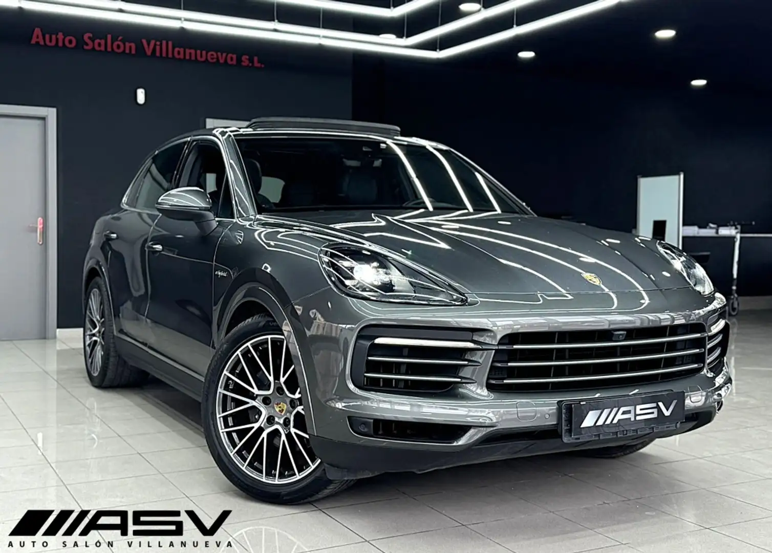 Porsche Cayenne E-Hybrid Aut. Gris - 1