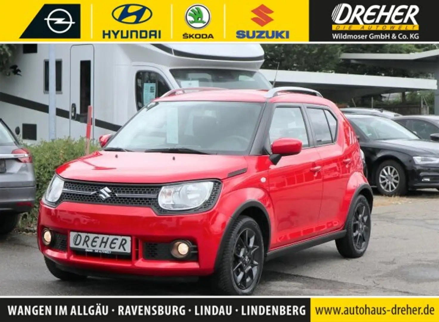 Suzuki Ignis Ignis 1.2 Comfort Klima/Navi/Kamera/Sitzhzg./LM Rot - 1