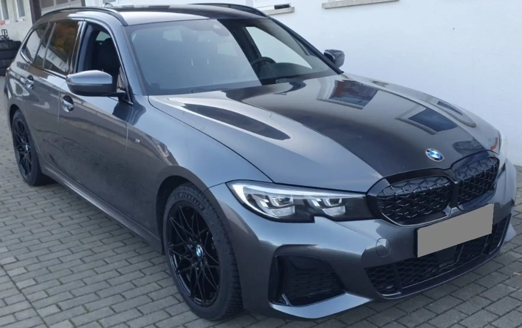 BMW 340 M 340i Touring  48V xdrive auto MILD HYbrid Gris - 1