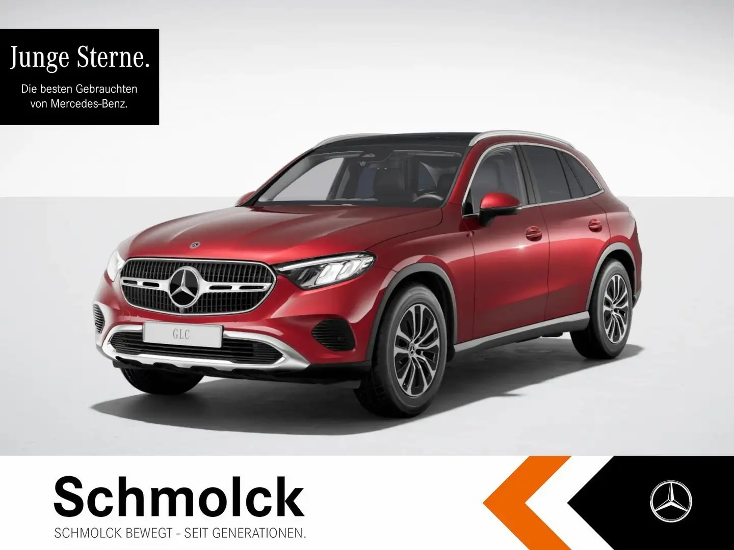 Mercedes-Benz GLC 200 4M AVANTGARDE+9G+LED+PANO+AHK+DSTR+MEMOR Rood - 1