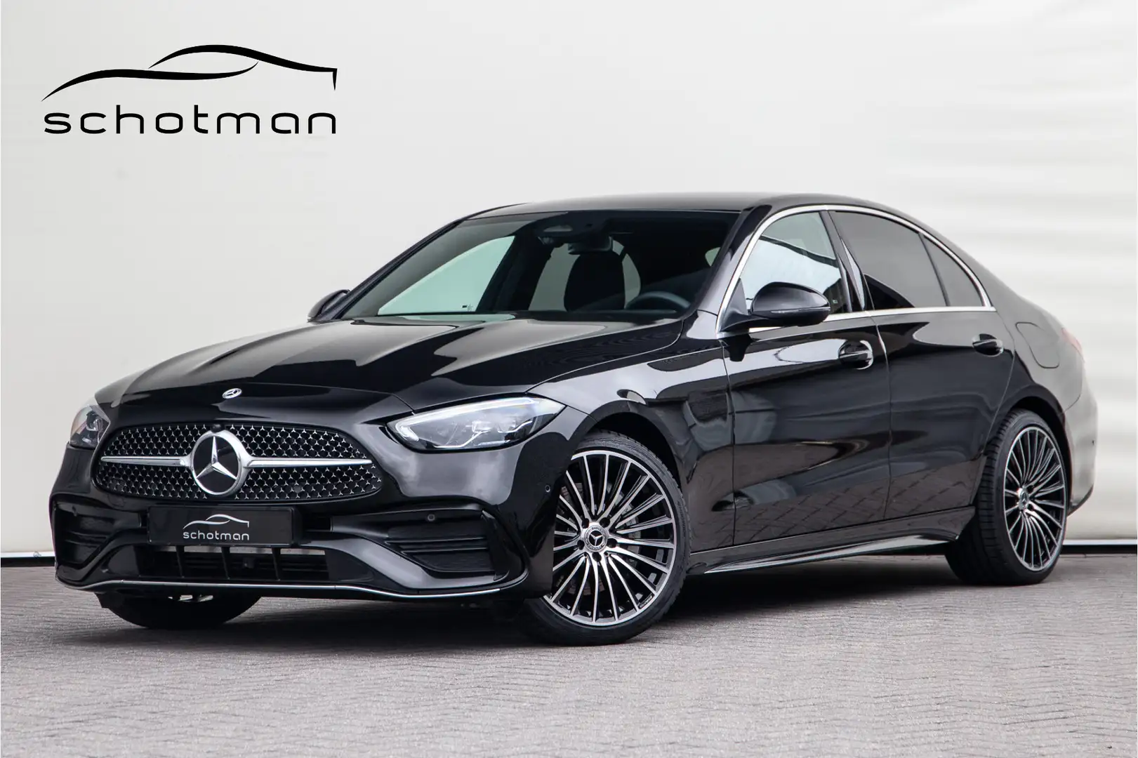 Mercedes-Benz C 300 e AMG Line, Distronic, Trekhaak, Hybrid 2024 Zwart - 1