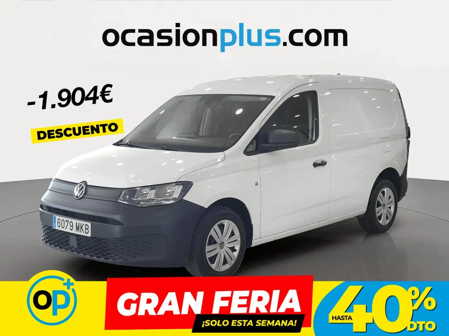 Volkswagen Caddy Cargo Furgón 2.0TDI 55kW Blanco - 1