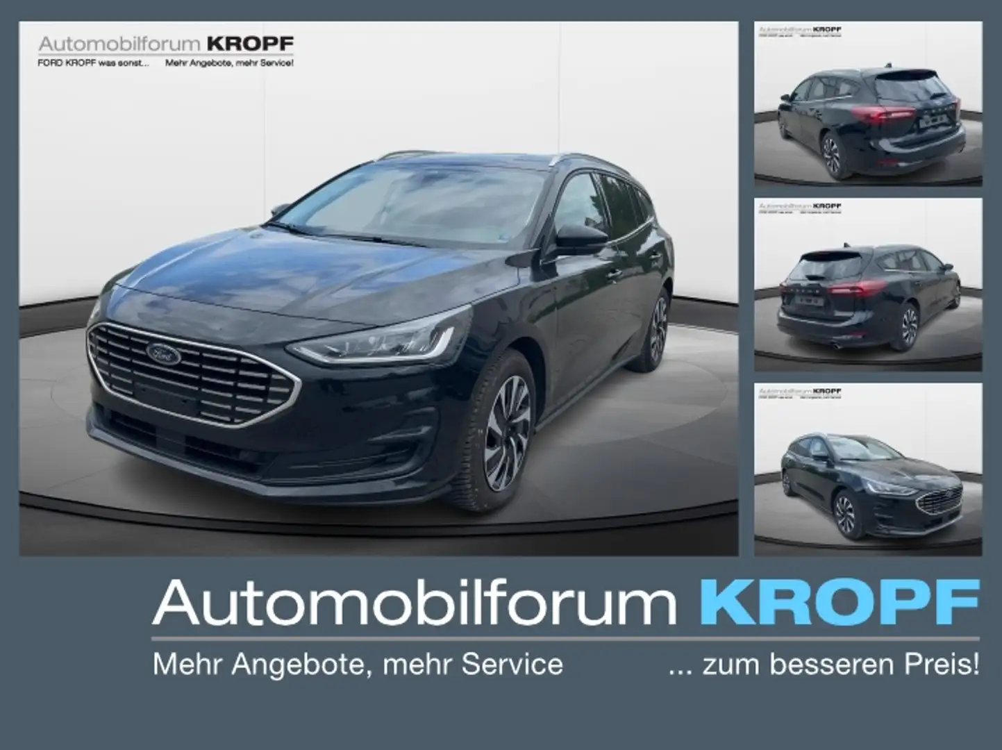 Ford Focus Turnier Titanium Garantie 4 J./100.000kmGJR Schwarz - 1