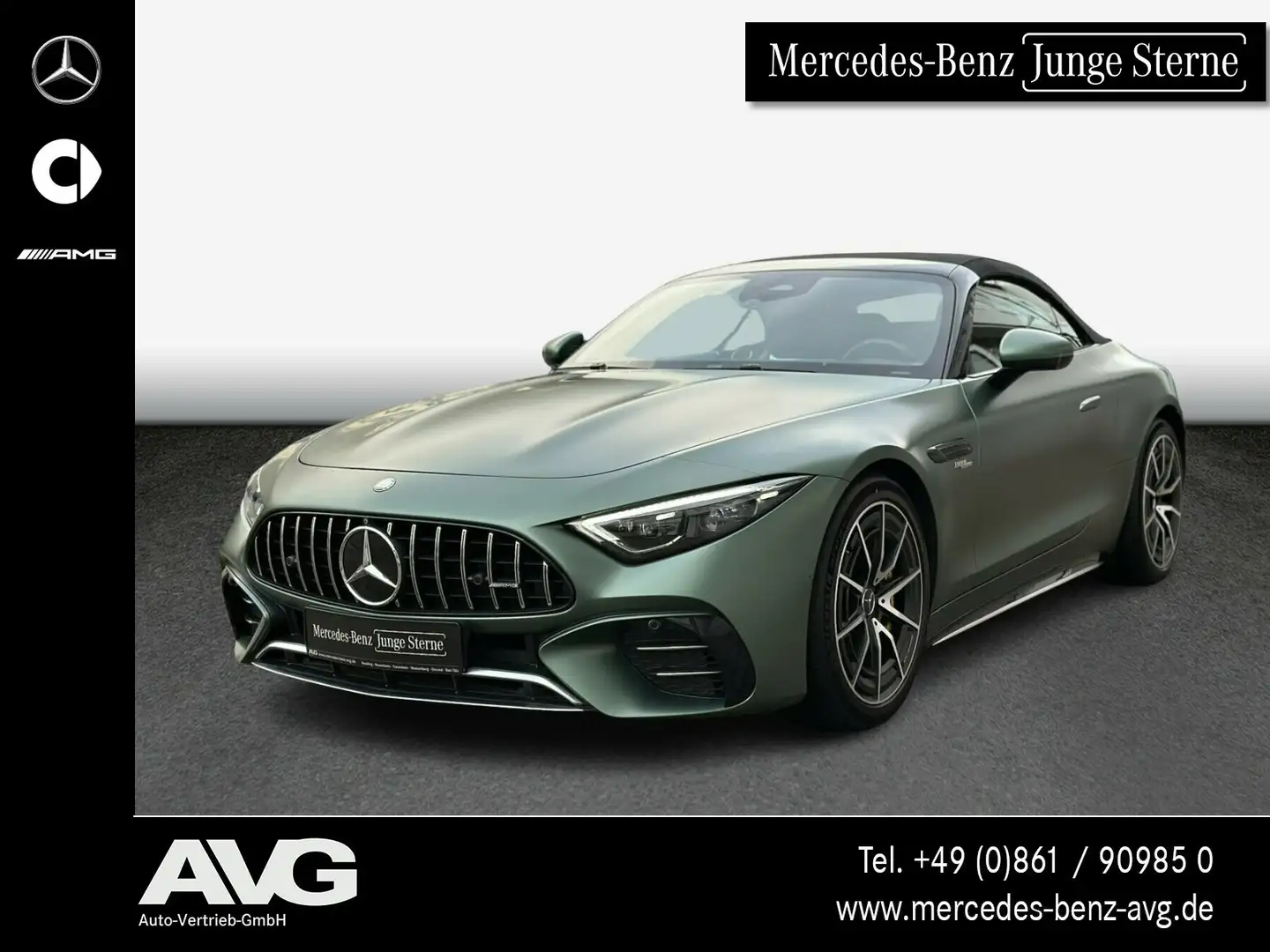 Mercedes-Benz SL 43 AMG AMG SL 43 V8 Styl. Premium-Plus Burm. MANUFAKTUR Vert - 1