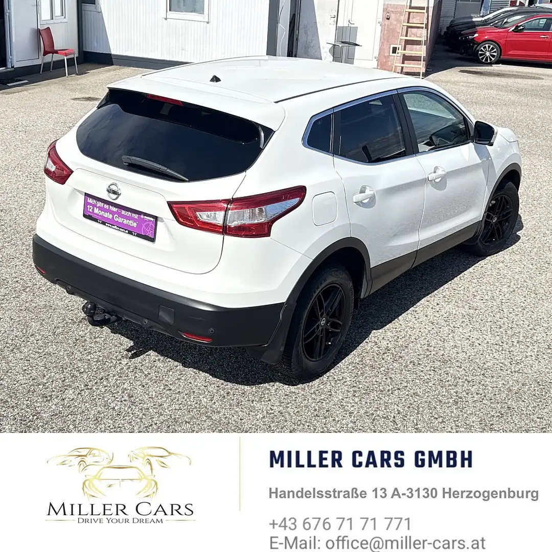 Nissan Qashqai 1,2 DIG-T N-Connecta Xtronic Aut.*servicegepflegt* Weiß - 2