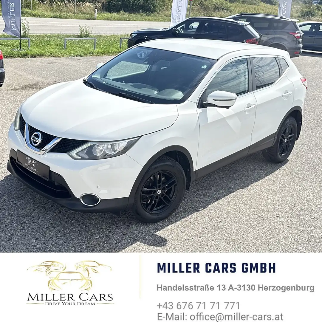 Nissan Qashqai 1,2 DIG-T N-Connecta Xtronic Aut.*servicegepflegt* Weiß - 1
