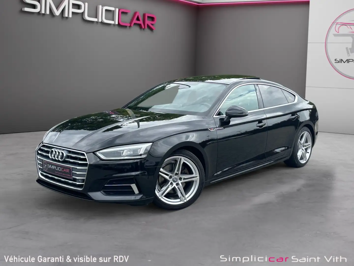 Audi A5 Sportback Schwarz - 1