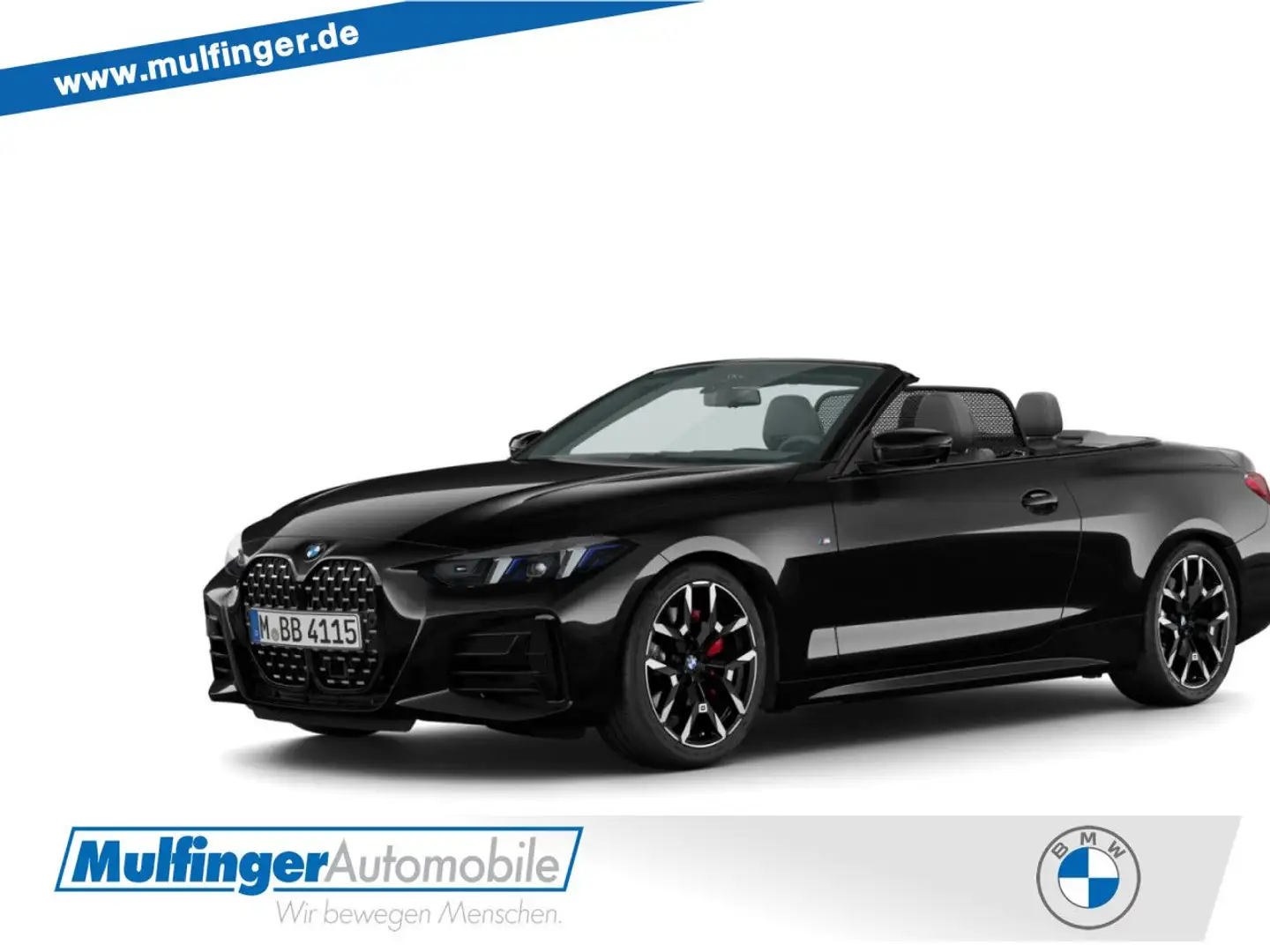 BMW 420 i Cabrio M Sport PRO HUD ACC SurView HiFi 19" Schwarz - 1